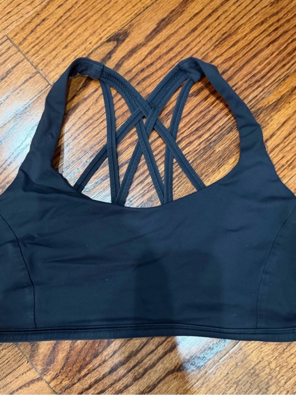 lululemon athletica Black Strappy Sports Bra